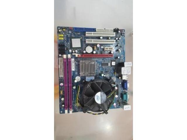 Kit PC Placa Mãe G31t-m7 15-V83-011002 c processador dual core 3.0 e cooler sem memória DDR2